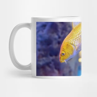 Golden yellow Ogon Koi carp fish Mug